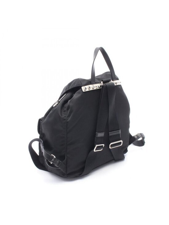 Prada Backpack New Vela Studs Black Nylon Leather main image 7